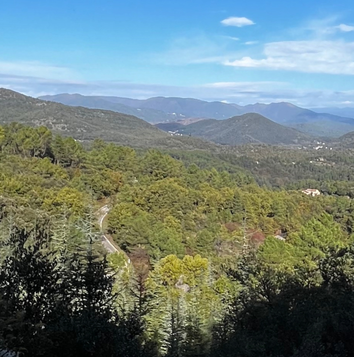 Photo d'un paysage dans la région Cèze-Cévennes